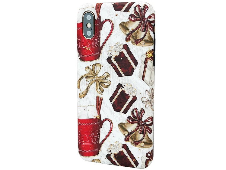Силікон IMD Holiday Mood iPhone Xs Max red