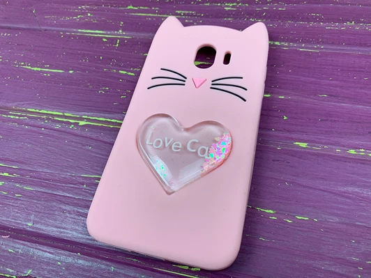 3D КОШКИ Любов Samsung J4(18) Пудра