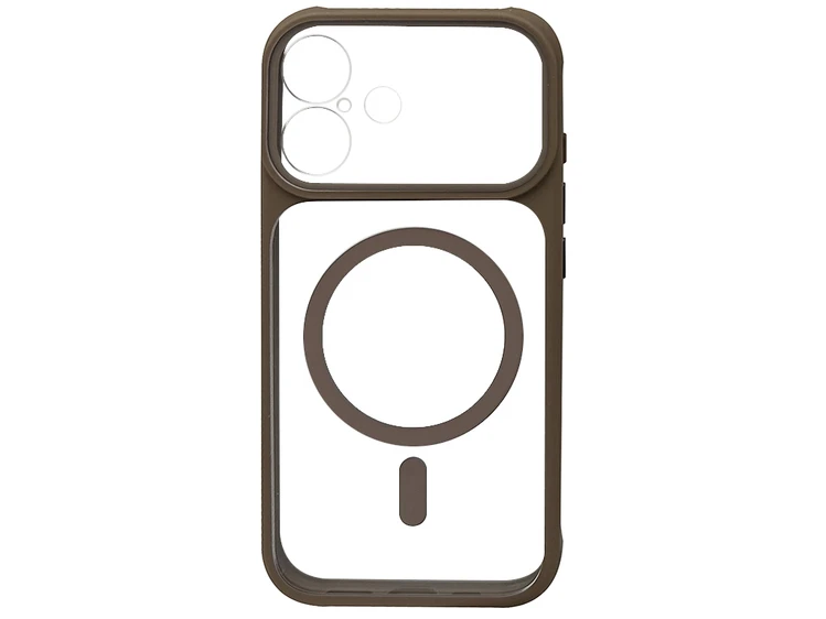 Shadow Gloss Camera Protection MagSafe iPhone 16 brown