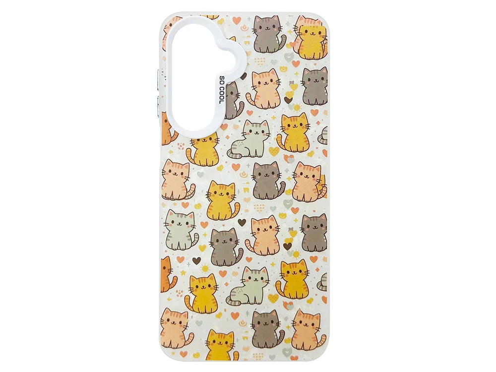 Накладка So Cool Print Glitter Shell Samsung A17 cat