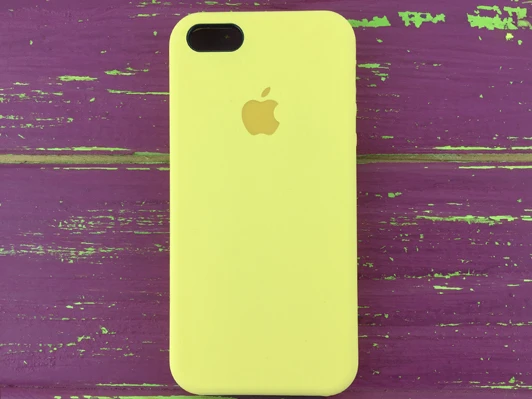 Case soft touch iP5 (04) yellow
