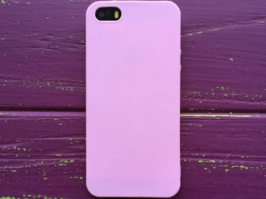 Силікон Candy matte iPhone 5 pink