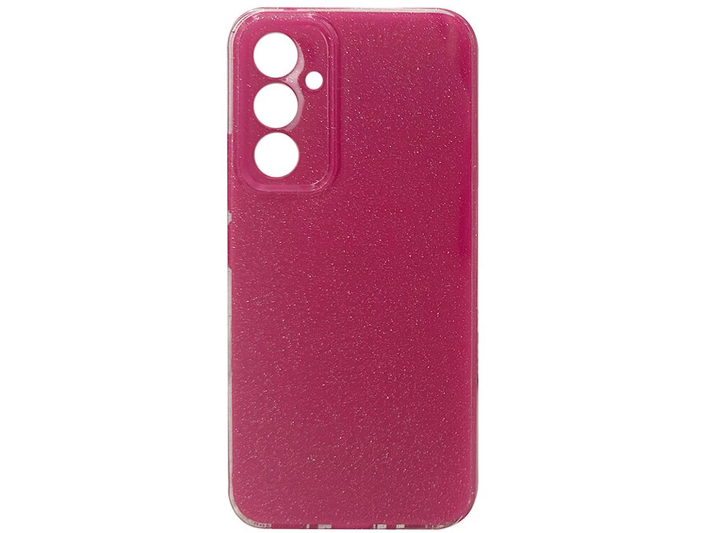 Накладка Shiny dust Samsung A14 rose red