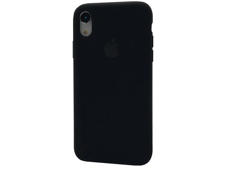 Case soft touch низ iP Xr (18) black