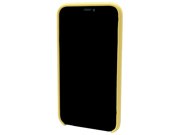 Case soft touch iP Xr (04) yellow