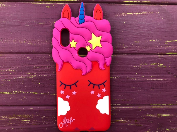 3D Slim Unicorn Sleep Redmi S2 Red