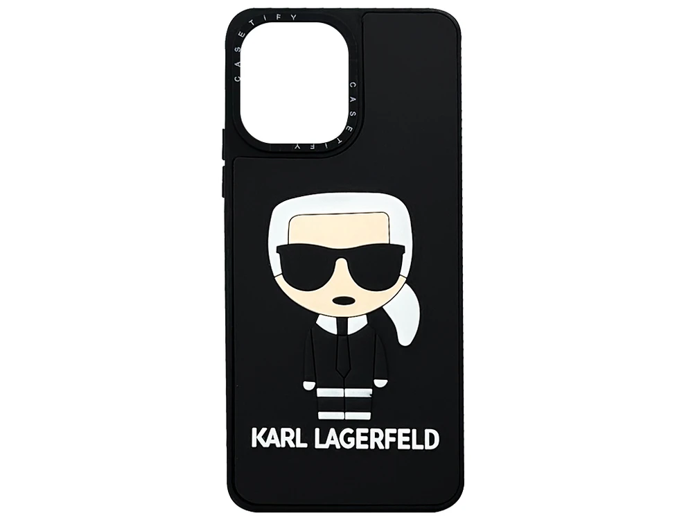 Casetify Karl Lagerfeld Redmi 12 head black