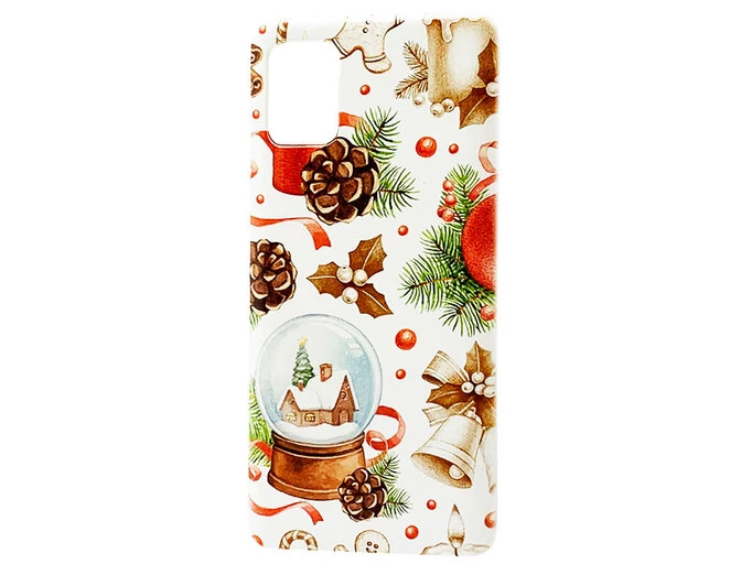 Накладка силікон Print Samsung A51 Snowball white