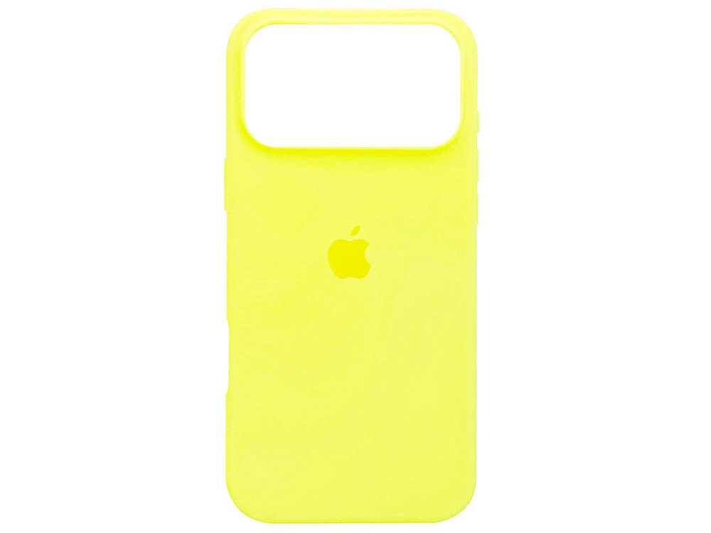 Case soft touch низ iP 17 Pro Max (04) yellow
