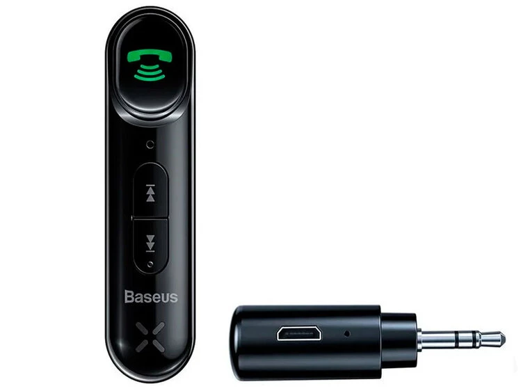 Адаптер AUX Baseus Qiyin Car BT receiver black