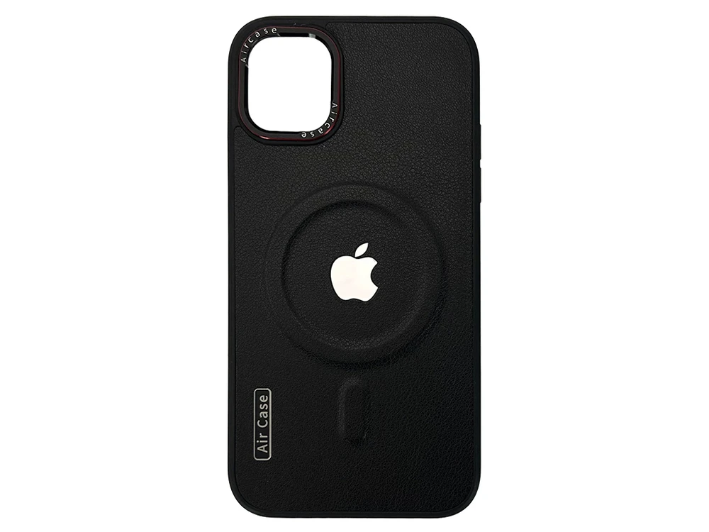 Накладка Leather AirCase MagSafe iPhone 11 black