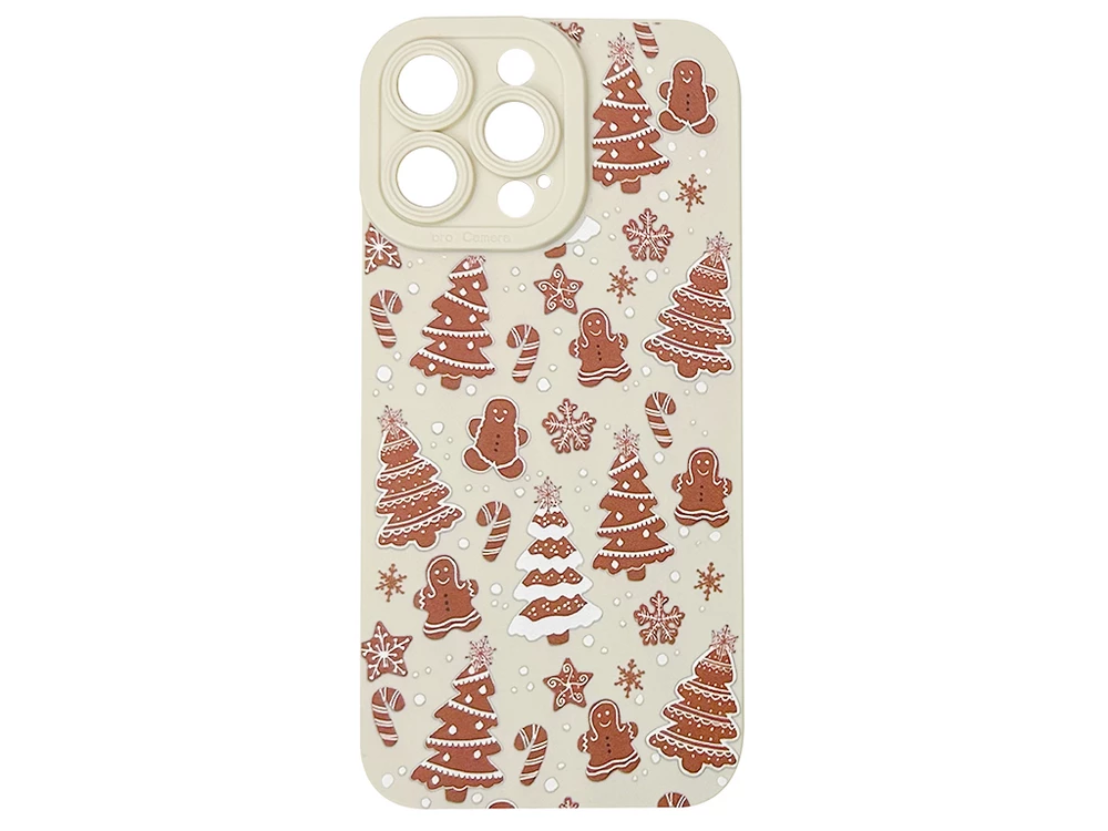 TPU Funny New Year Camera iPhone 16 Pro beige
