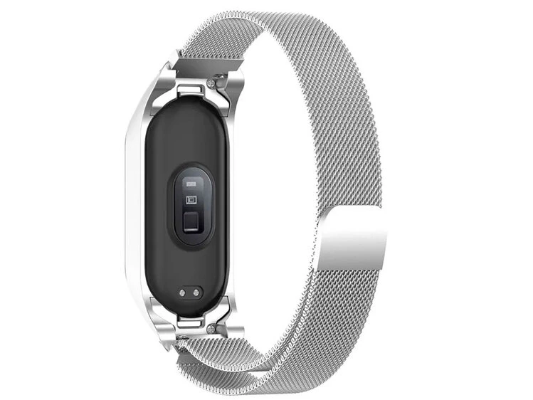 Metal Milanese Mi Band 7 matte silver
