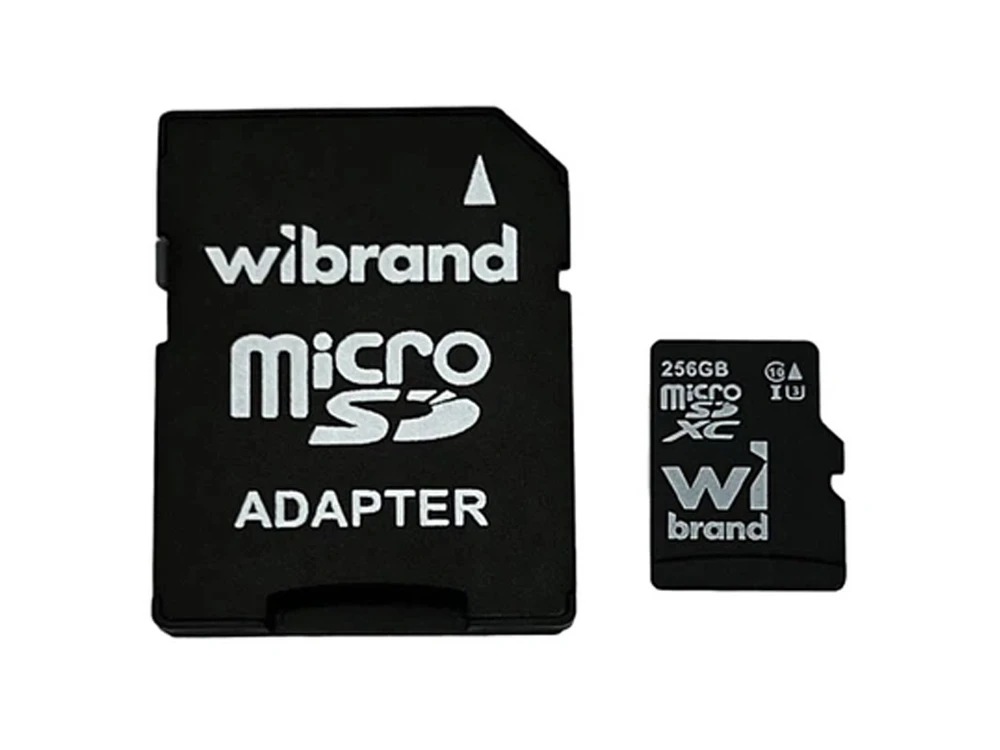 Карта пам'яті (UHS-1 U3) Wibrand 256GB (10) + adapter