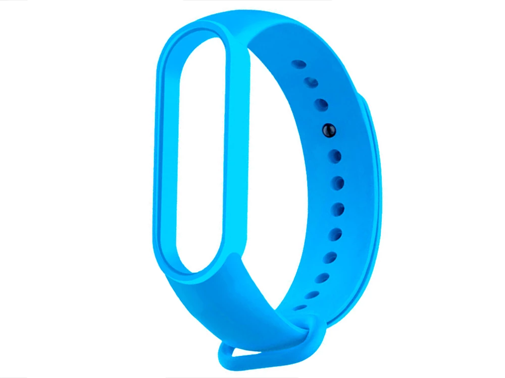 Силиконовый ремешок Mi Band 5/6 морской синий