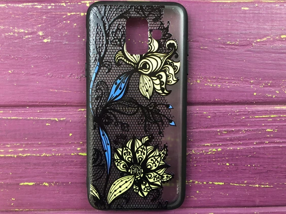 Rock Tatoo Samsung A6(18) Жовті квіти