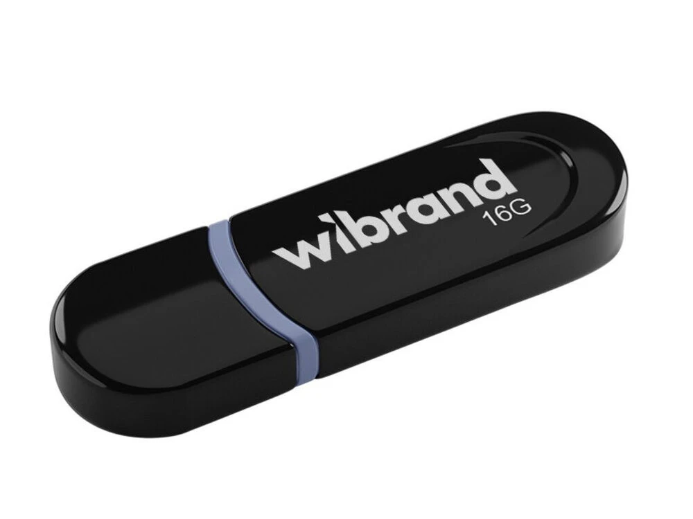 USB Flash 2.0 Wibrand Panther 16Gb Black