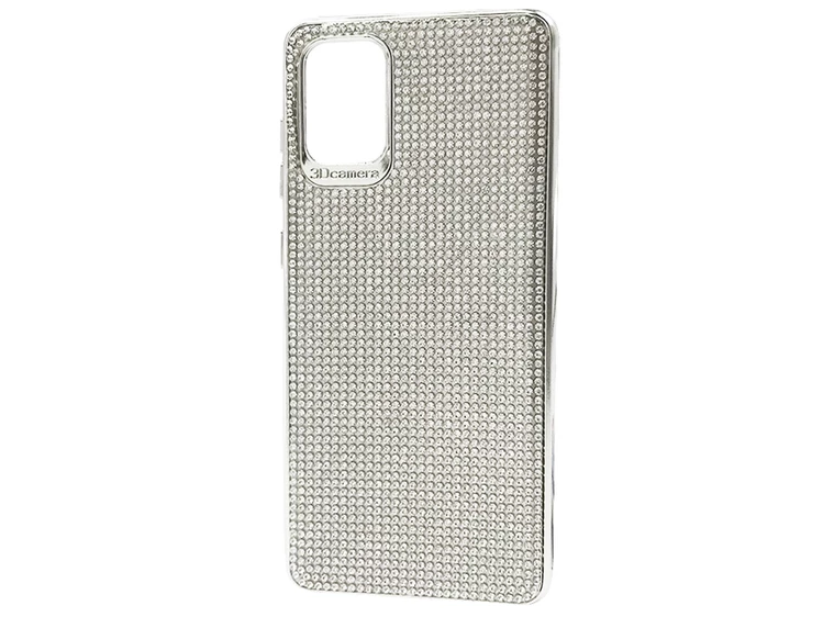 Силікон Full Diamond Samsung S10 Lite (20) Silver