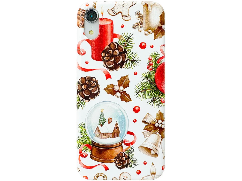 Накладка силікон Print iPhone Xr Snowball white