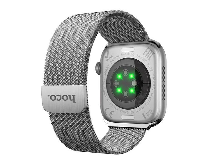 Smart Watch Hoco Y42 metal loop silver