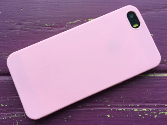 Силікон Candy matte iPhone 5 pink