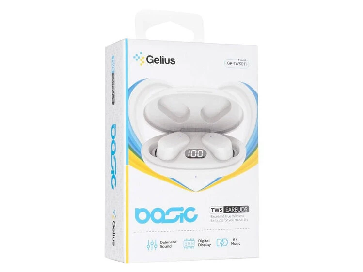 Bluetooth наушники Gel Pro GP-TWS011 белые