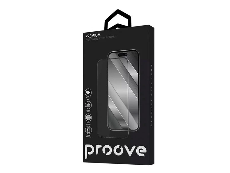 Скло 5D Proove iPhone 14 Pro Max/15 Plus/16 Plus black