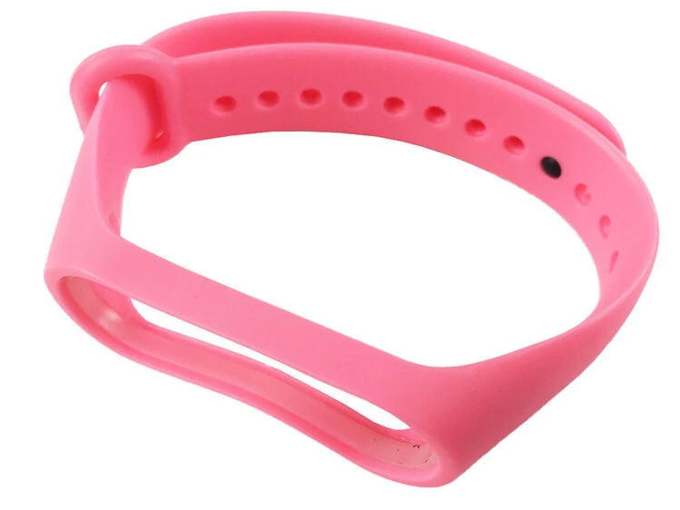 Ремінець силікон Mi Band 3/4 pink