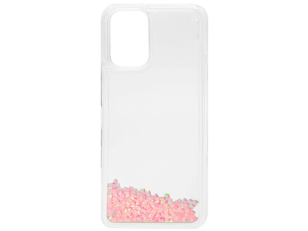 Аквариум блестки Redmi Note 10/10s/Poco M5s pink