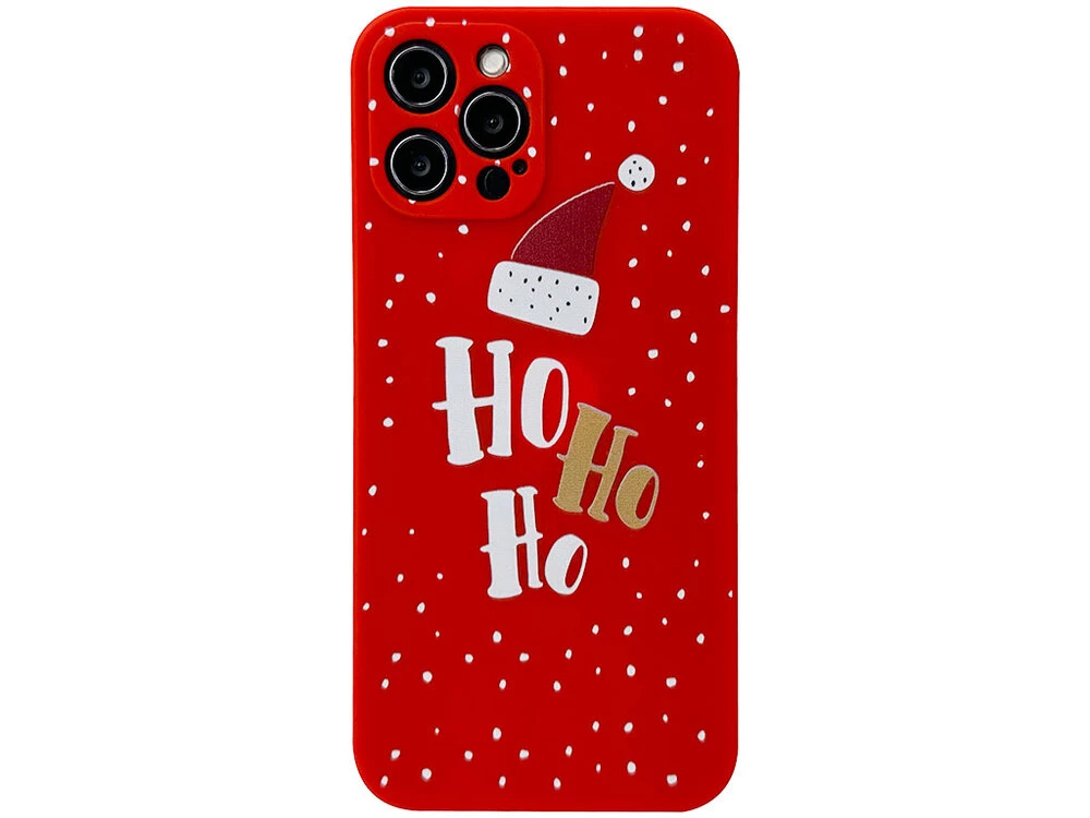 Силікон iPhone 12 Pro Max Red ho ho ho