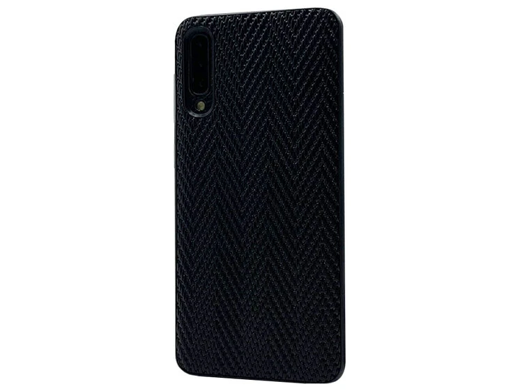 Накладка Leather Weaving Samsung A50/A50s/A30s black