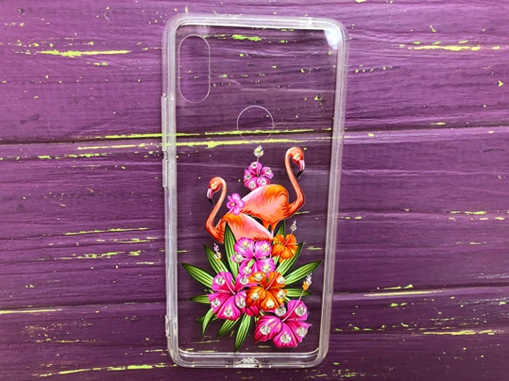 Plastic Diamond Redmi S2 two Flamingo