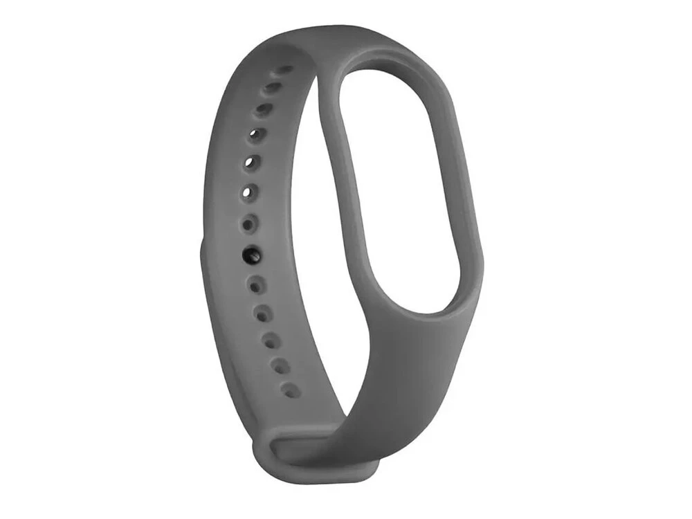 Ремінець силікон Mi Band 3/4 dark gray
