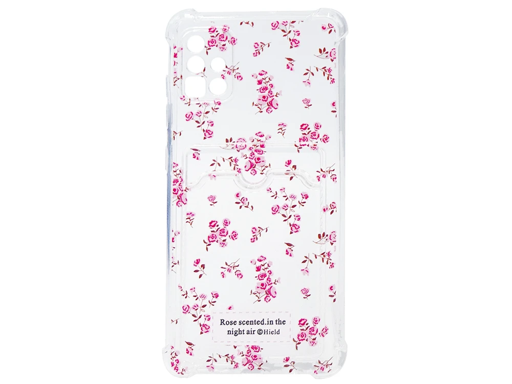 Ультрабронь CARD CASE Print Samsung A51 Flowers
