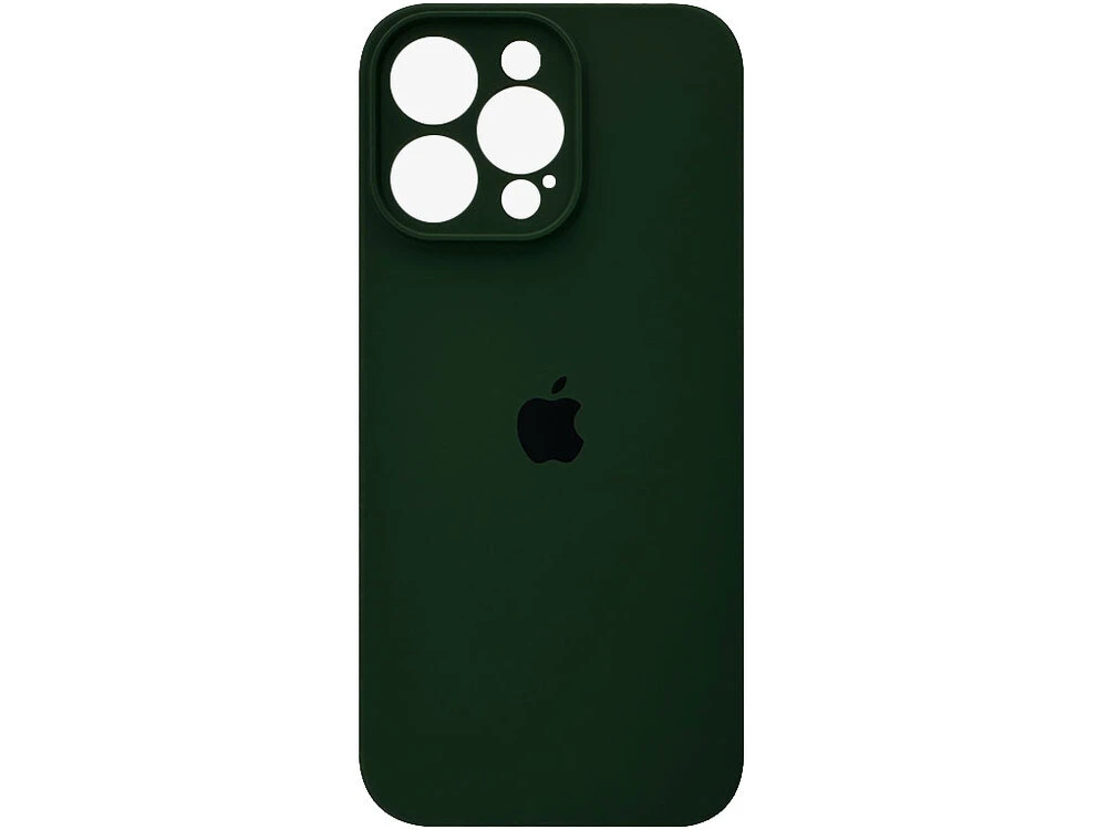 Case soft touch Camera iP 15 Pro Max (74) dark green