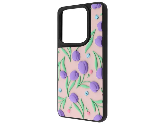 Чехол Doodle Case Redmi Note 14 4G цветы