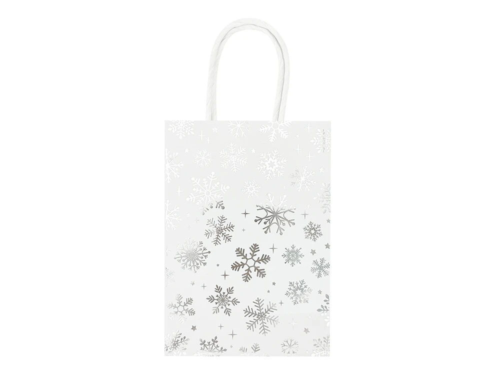 Пакет Новорічний Snowflakes silver