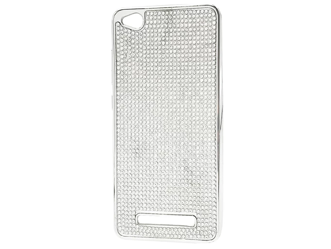 Силікон Full Diamond Redmi 4a Silver