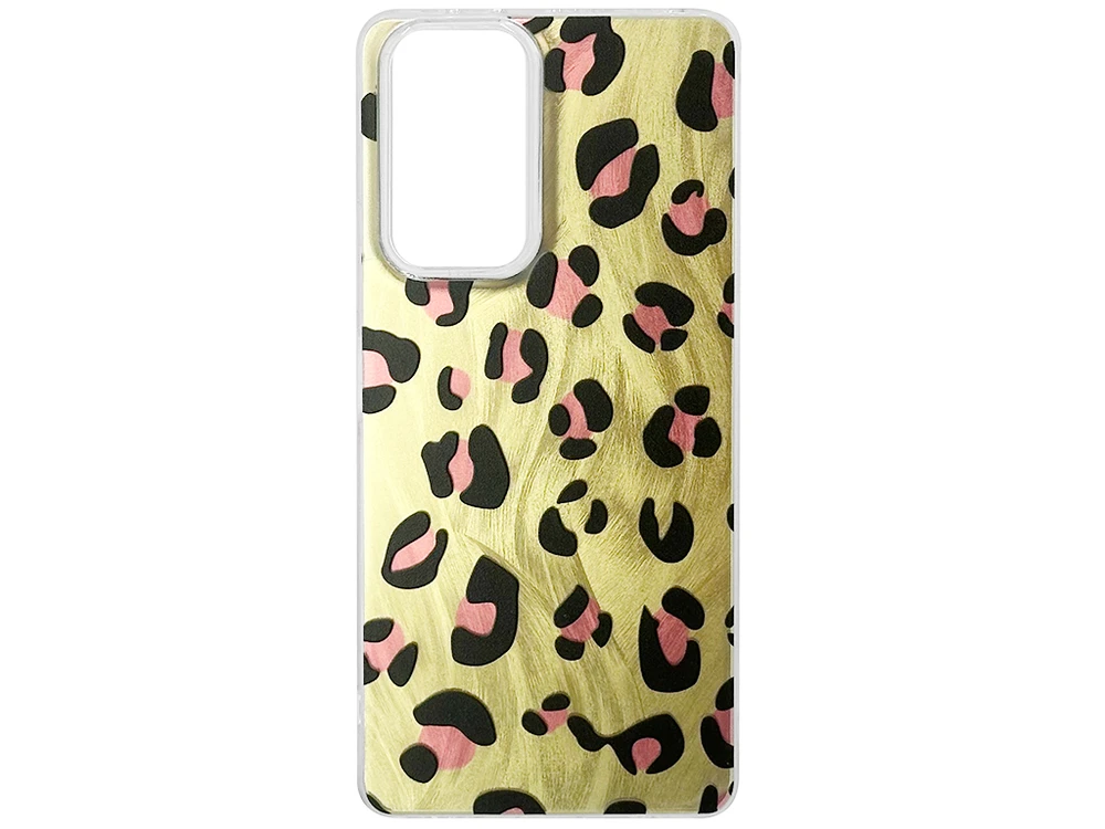 Накладка Paint Stroke Leopard Xiaomi Redmi Note 10 Pro gold