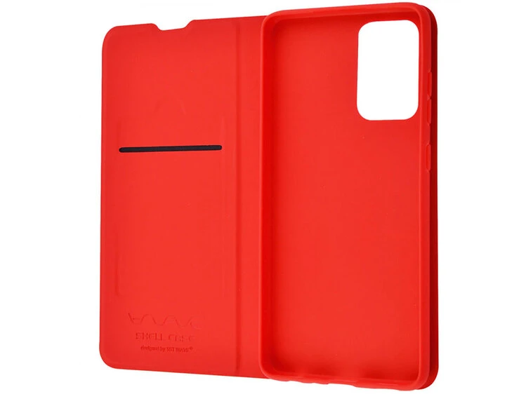 Книжка WAVE Shell Samsung A12/M12 (2021) red