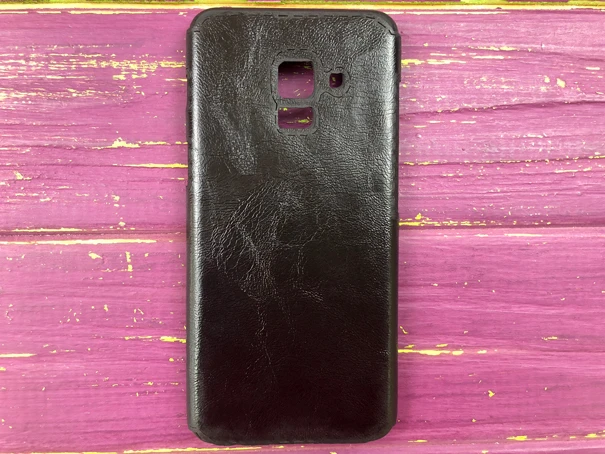 Силікон Stitched Samsung A8+(18) Black