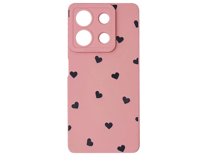 TPU Hearts Redmi Note 13 5G pink