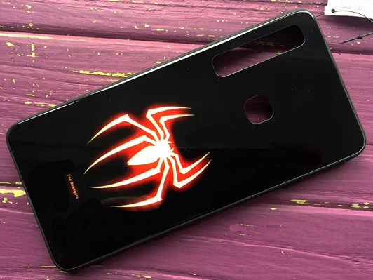TPU+Glass Fosfor A9(18) Spiderman