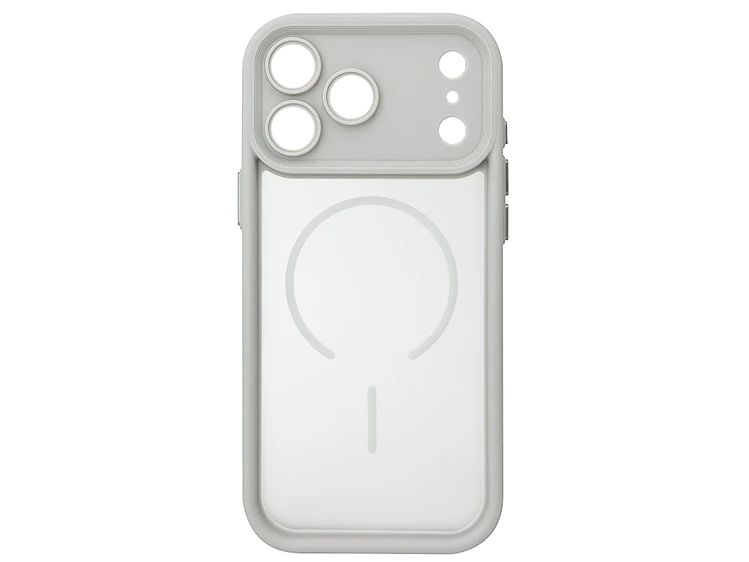 Накладка Clear Shock MagSafe iPhone 17 Pro Max grey