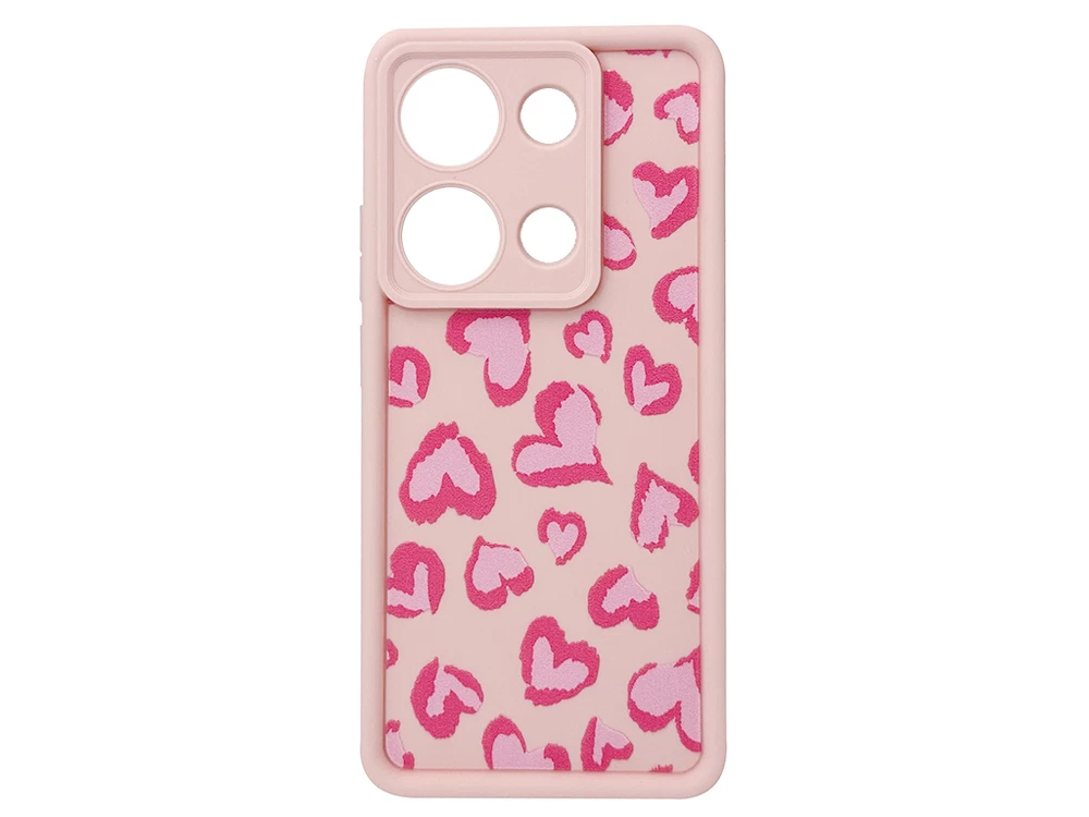 TPU Big Hearts Camera Redmi Note 13 Pro 4G/Poco M6 Pro 4G/Redmi Note 14S pink