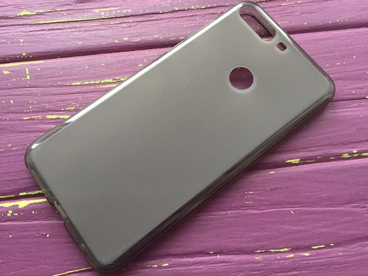 Серый силикон Huawei Y7(18) /7C Pro