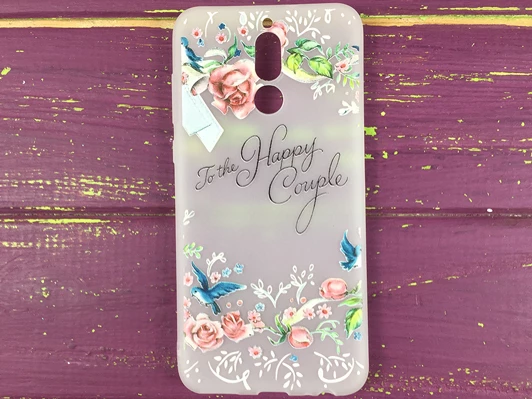 Силикон Huawei Mate 10 Lite Счастливая пара