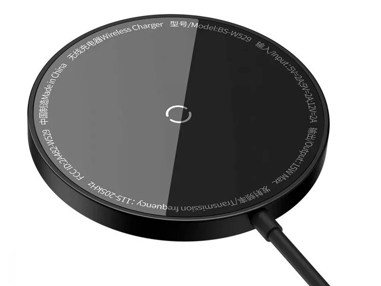 Wireless Charger Baseus Simple Mini3 15W Type-C black