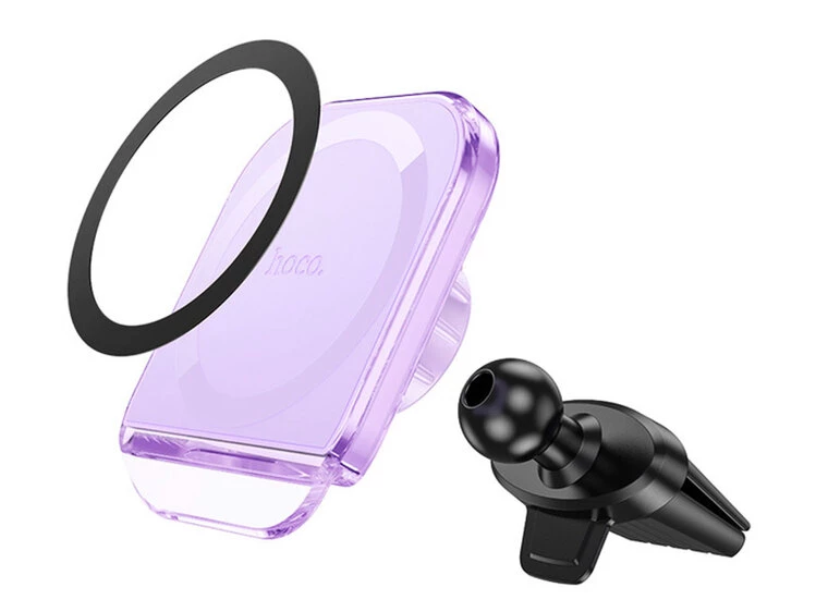 Holder Hoco H42 air outlet magnetic purple