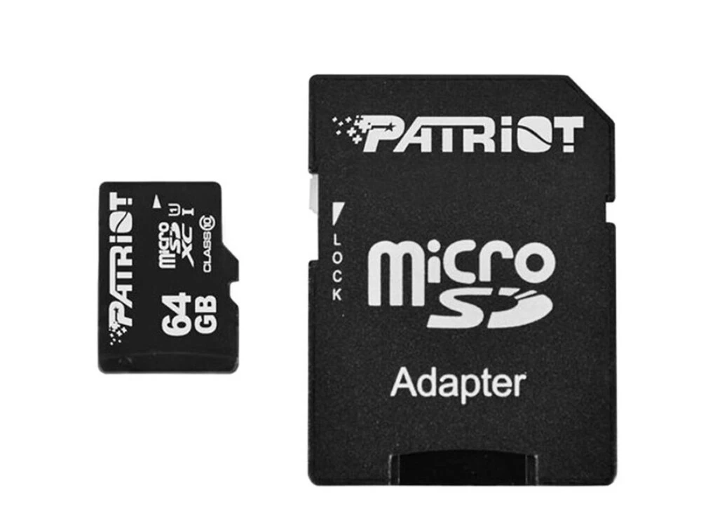 Карта пам&#039;яті (UHS-1) Patriot LX 64Gb (10) + adapter